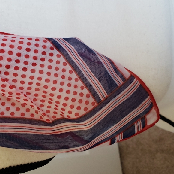 Red, White & Blue Vintage Scarf - Picture 2 of 6